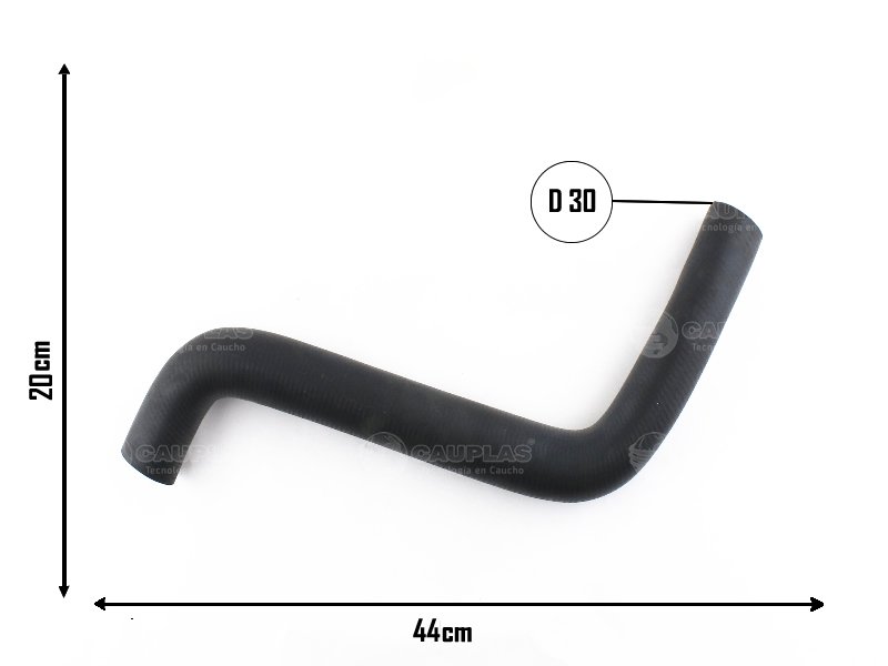 MANGUERA RAD A2 SUP C/AA 3845 CAU