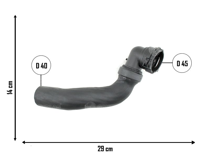 MANGUERA RAD CRUZE INF 13321 CAU