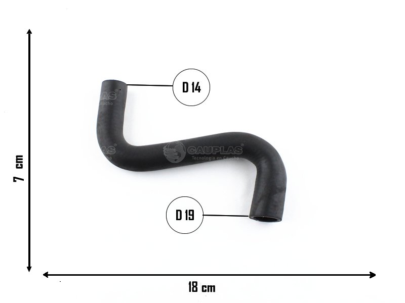 MANGUERA CALEF CHEVY C2 ENTRADA S/A 4506