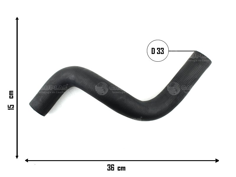 MANGUERA RAD CRUZE 1.8 SUP 13003